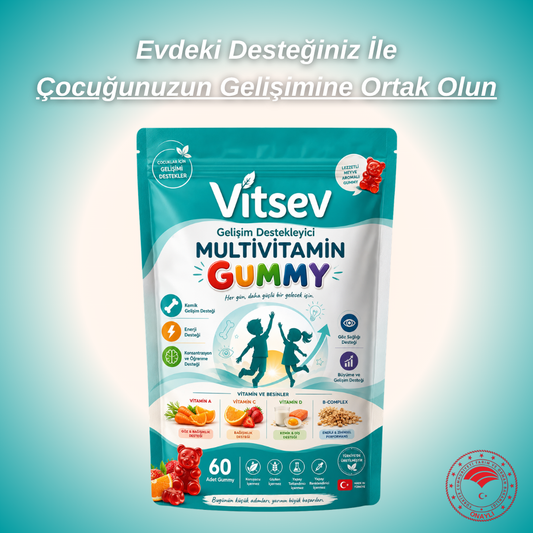 Vitsev™ Gelişim Destekleyici Multivitamin Gummy