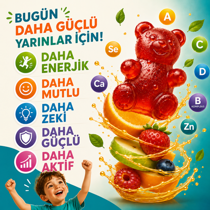 Vitsev™ Gelişim Destekleyici Multivitamin Gummy