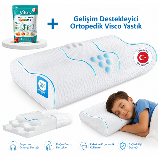 Vitsev™ Gelişim Destekleyici Ortopedik Visco Yastık